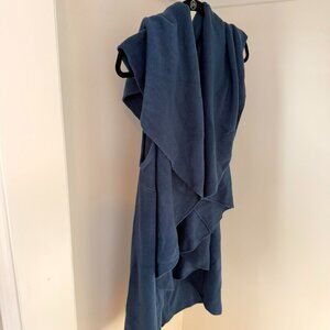 Draped Sleeveless Wrap / Waterfall Cardigan